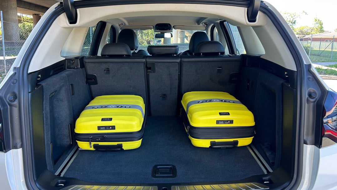 Boot Inside View with Luggage
