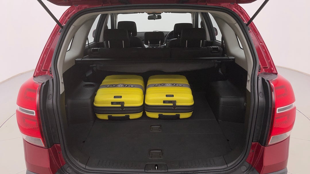 Boot Inside View with Luggage