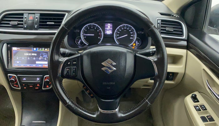 2016 Maruti Ciaz ZXI+ AT, Petrol, Automatic, 60,711 km, Steering Wheel Close Up