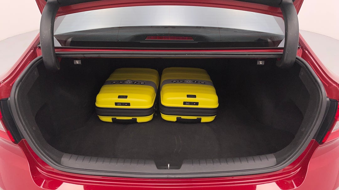 Boot Inside View with Luggage