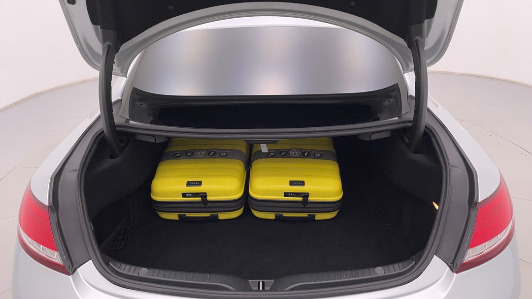 Boot Inside View with Luggage