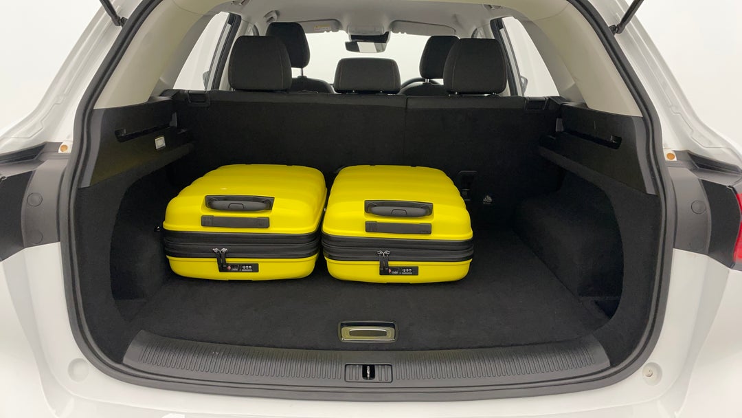 Boot Inside View with Luggage