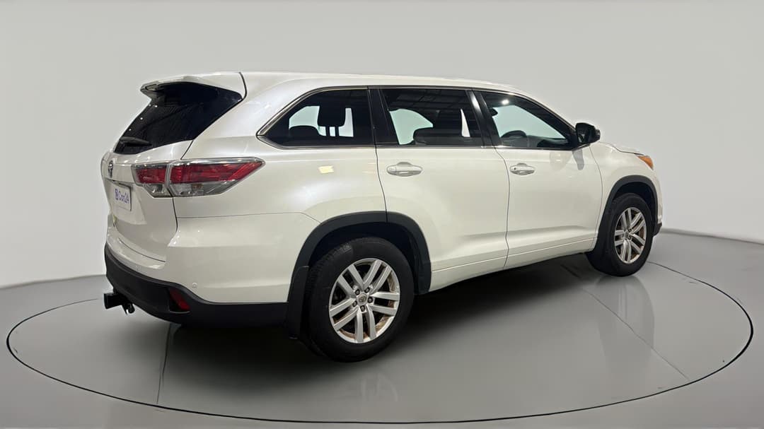 2015 Toyota Kluger Gx (4x2), Automatic, 130938 km, Right Back Diagonal (45- Degree) View