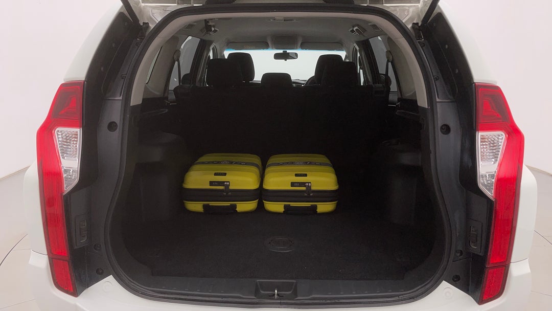 Boot Inside View with Luggage