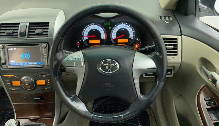 2012 Toyota Corolla Altis G, Petrol, Manual, 78,351 km, Steering Wheel Close Up