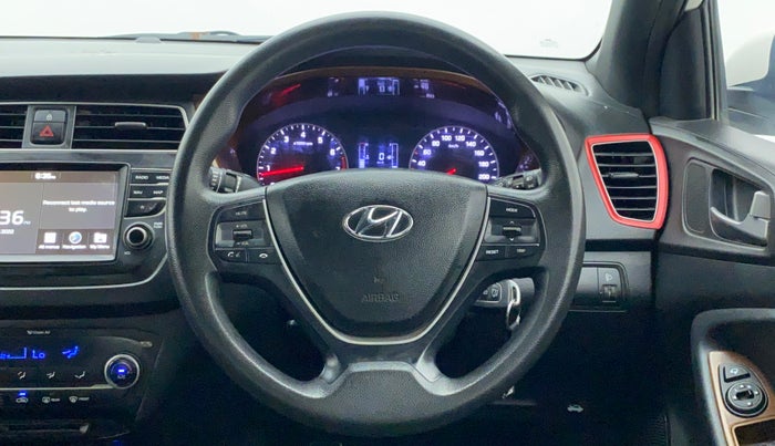 2018 Hyundai Elite i20 ASTA 1.2 DUAL TONE, Petrol, Manual, 27,636 km, Steering Wheel Close Up