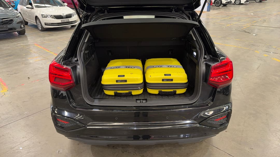 2021 Audi Q2 35 Tfsi Design (1.4 Tfsi), Automatic, 49109 km, Boot Inside View with Luggage