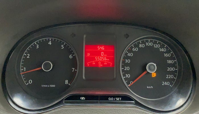 2011 Volkswagen Vento HIGHLINE 1.6 MPI, Petrol, Manual, 55,056 km, Odometer Image
