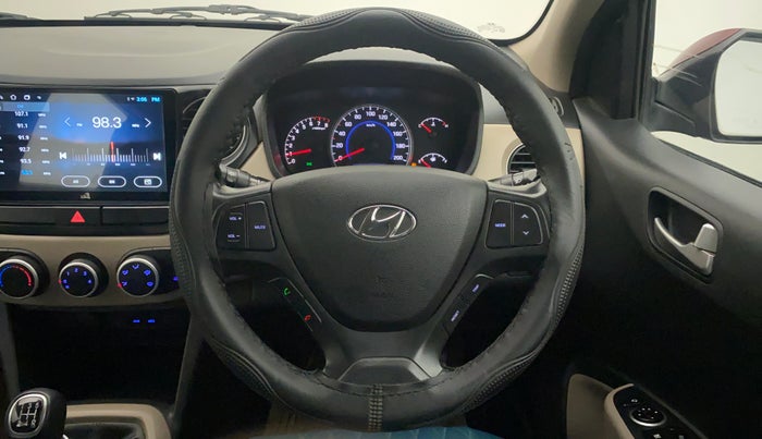 2013 Hyundai Grand i10 ASTA (O) 1.2 KAPPA VTVT, Petrol, Manual, 51,855 km, Steering Wheel Close Up