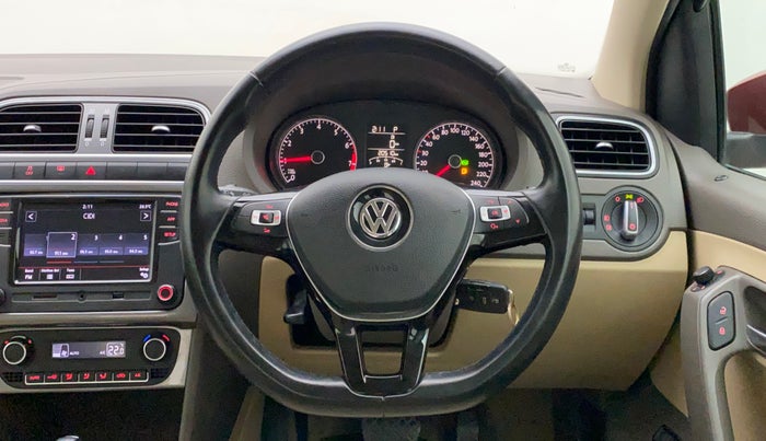 2020 Volkswagen Vento HIGHLINE 1.0L TSI AT, Petrol, Automatic, 20,510 km, Steering Wheel Close Up