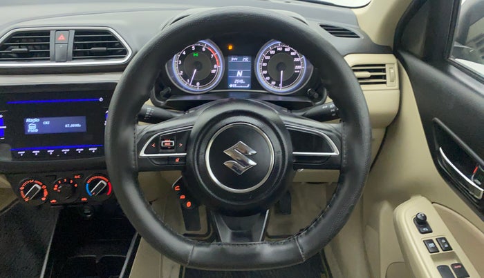 2021 Maruti Dzire VXI AMT, Petrol, Automatic, 2,680 km, Steering Wheel Close Up