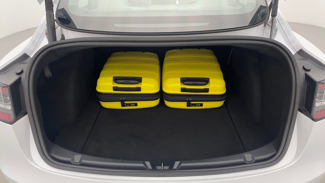 Boot Inside View with Luggage