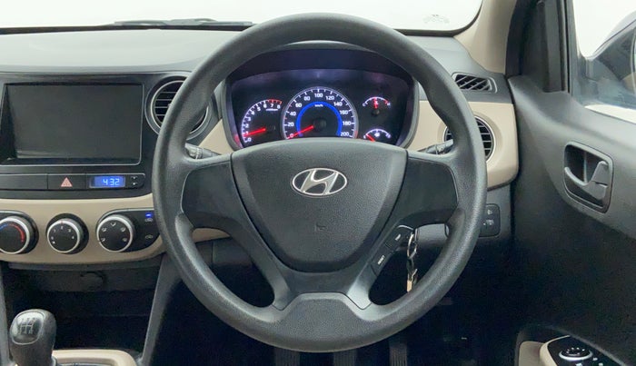 2015 Hyundai Grand i10 MAGNA 1.2 KAPPA VTVT, Petrol, Manual, 12,499 km, Steering Wheel Close Up