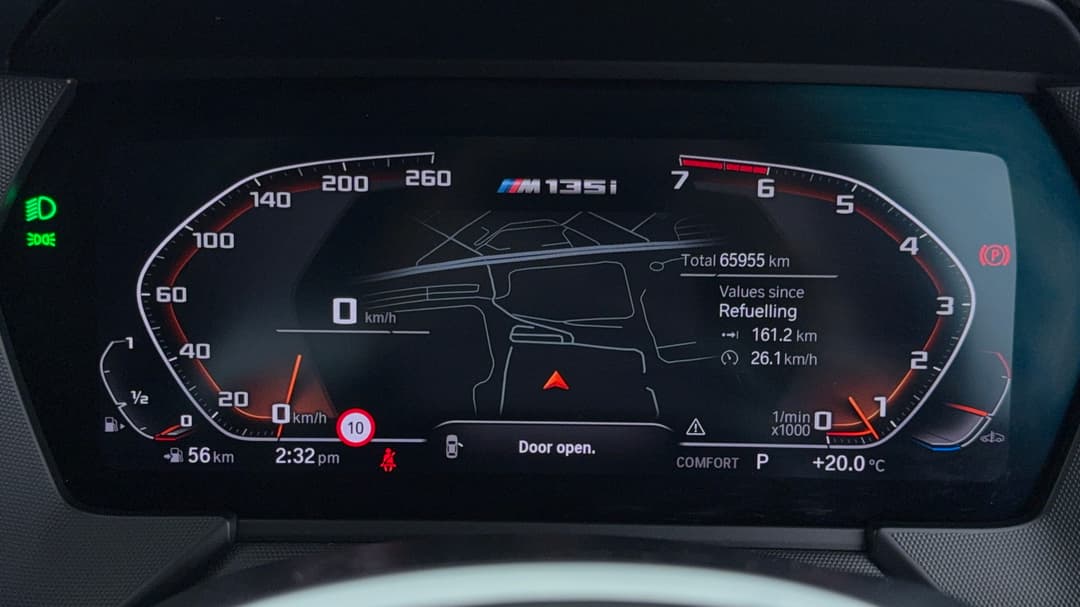 2019 BMW 1 M135i xDrive, Automatic, 65955 km, Odometer View