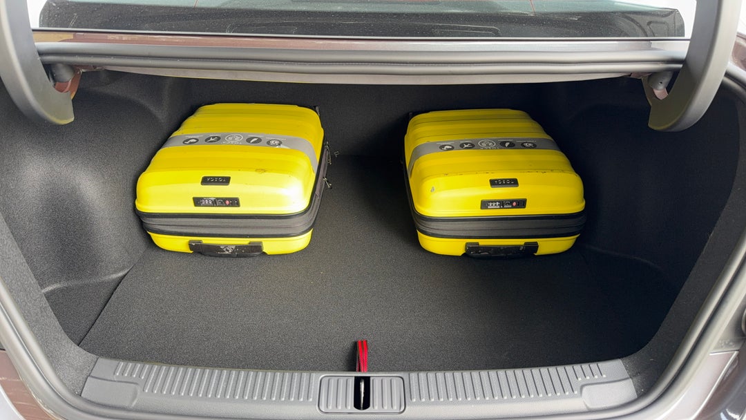 Boot Inside View with Luggage