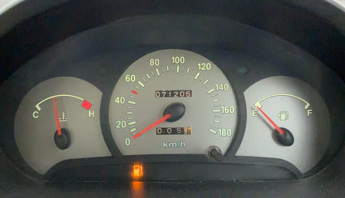 2011 Hyundai Santro Xing GL PLUS, Petrol, Manual, 71,205 km, Odometer Image