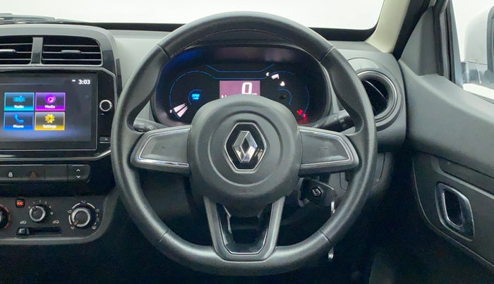 2020 Renault Kwid RXT 1.0 AMT (O), Petrol, Automatic, 27,200 km, Steering Wheel Close Up