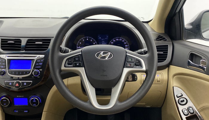 2012 Hyundai Verna FLUIDIC 1.6 SX VTVT, Petrol, Manual, 40,114 km, Steering Wheel Close Up