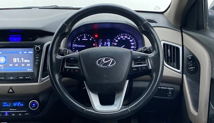 2017 Hyundai Creta SX PLUS AT 1.6 DIESEL, Diesel, Automatic, 82,642 km, Steering Wheel Close Up