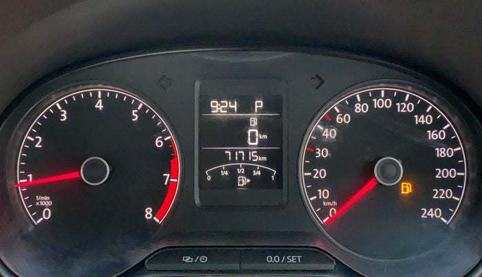 2017 Volkswagen Vento HIGHLINE PETROL AT, Petrol, Automatic, 71,715 km, Odometer Image
