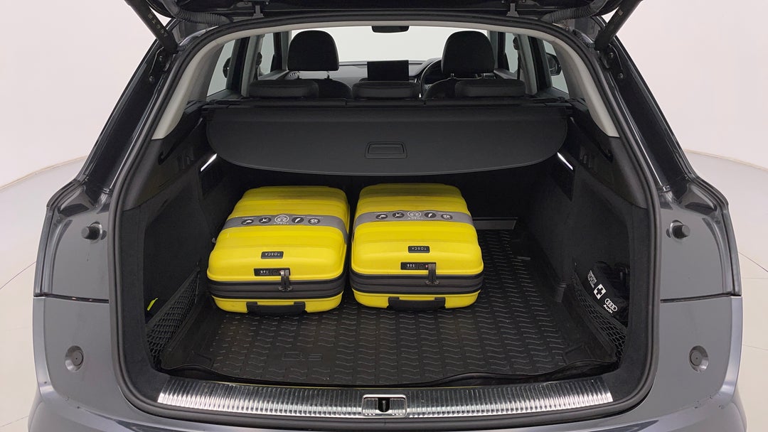 Boot Inside View with Luggage