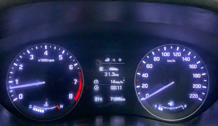 2015 Hyundai Elite i20 ASTA 1.2, Petrol, Manual, 71,871 km, Odometer Image