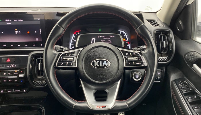 2020 KIA SONET GTX PLUS DCT 1.0, Petrol, Automatic, 15,254 km, Steering Wheel Close Up