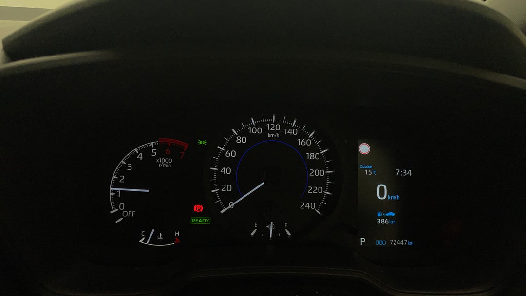 2021 Toyota Corolla Ascent Sport Hybrid, Automatic, 72447 km, Odometer View