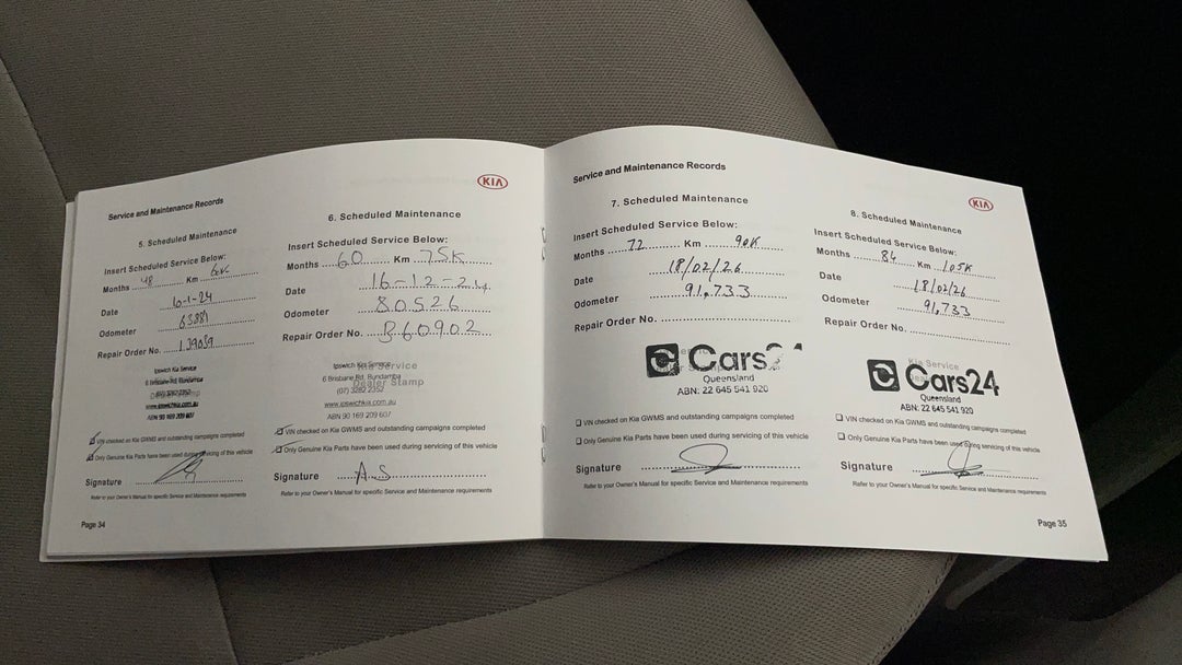 2019 Kia Carnival S, Automatic, 91741 km, Service History