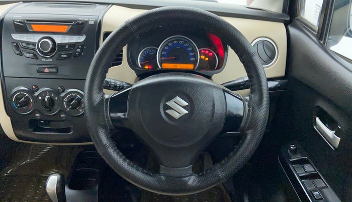 2018 Maruti Wagon R 1.0 VXI AMT, Petrol, Automatic, 67,522 km, Steering Wheel Close-up