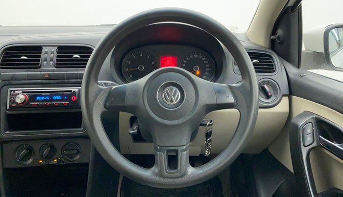 2010 Volkswagen Polo TRENDLINE 1.2L PETROL, Petrol, Manual, 1,02,504 km, Steering Wheel Close Up