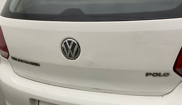 2010 Volkswagen Polo TRENDLINE 1.2L PETROL, Petrol, Manual, 1,02,504 km, Dicky (Boot door) - Minor scratches