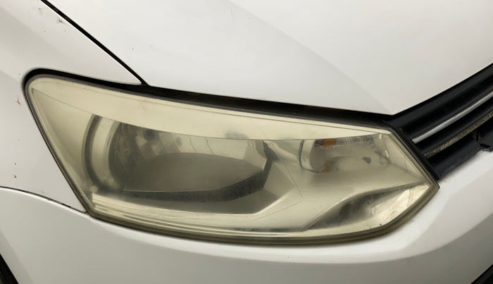 2010 Volkswagen Polo TRENDLINE 1.2L PETROL, Petrol, Manual, 1,02,504 km, Right headlight - Faded