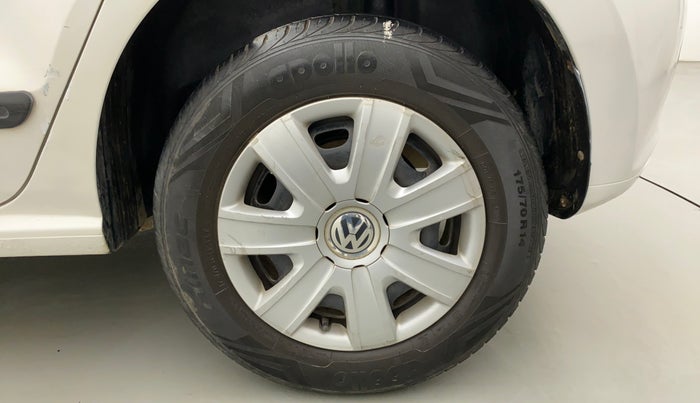 2010 Volkswagen Polo TRENDLINE 1.2L PETROL, Petrol, Manual, 1,02,504 km, Left Rear Wheel