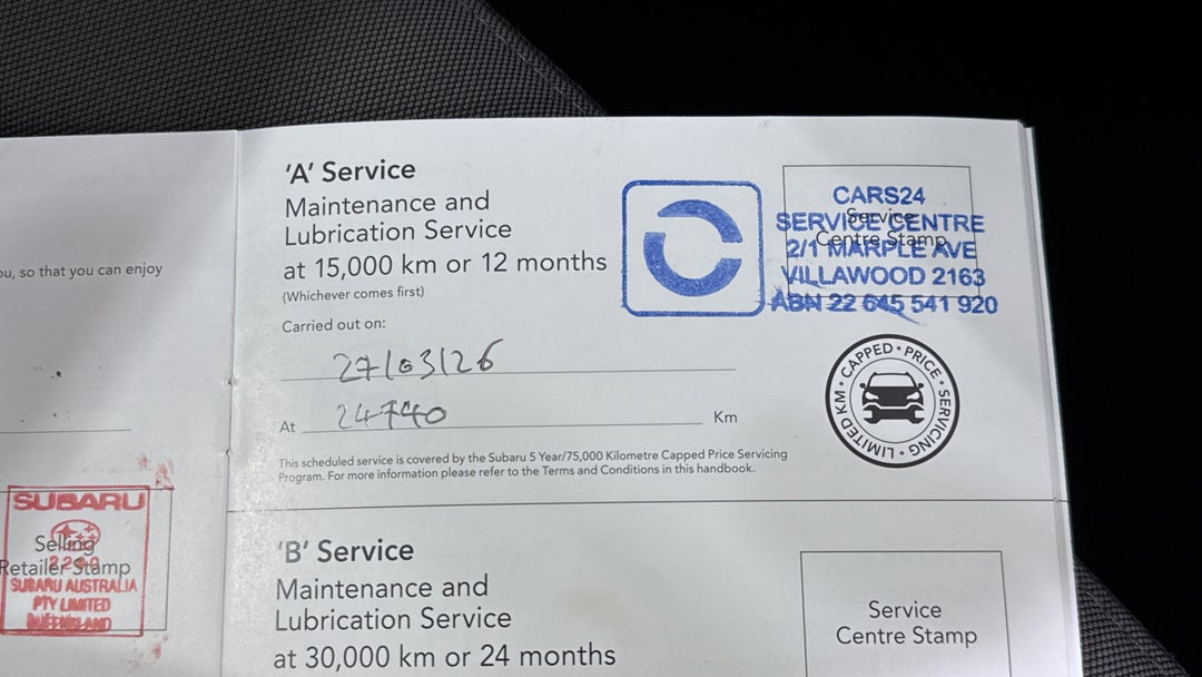 2024 Subaru Crosstrek AWD 2.0l, Automatic, 24751 km, Service History