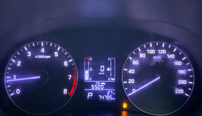 2016 Hyundai Creta 1.6 SX PLUS AUTO PETROL, Petrol, Automatic, 74,898 km, Odometer Image