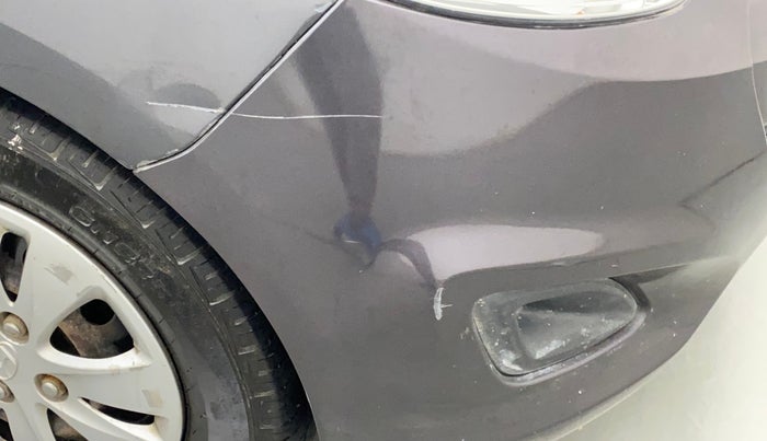 2011 Hyundai i10 MAGNA 1.2, Petrol, Manual, 1,20,084 km, Front bumper - Minor scratches