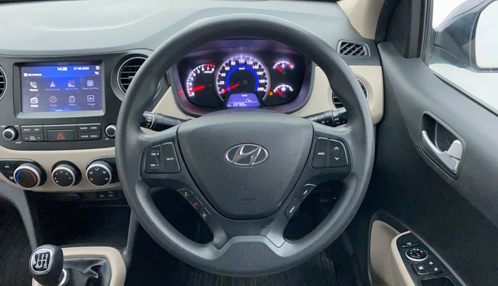 2019 Hyundai Grand i10 SPORTZ 1.2 KAPPA VTVT, Petrol, Manual, 20,848 km, Steering Wheel Close Up