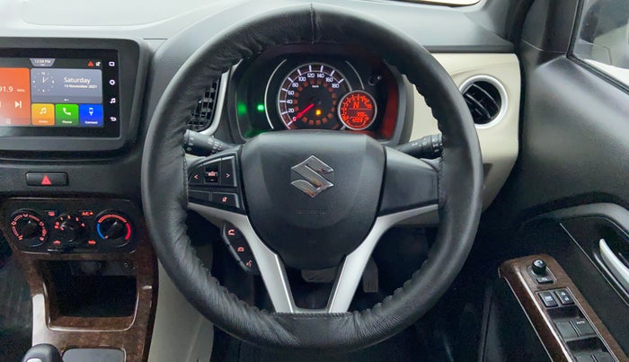 2020 Maruti New Wagon-R ZXI 1.2L AGS, Petrol, Automatic, 996 km, Steering Wheel Close-up