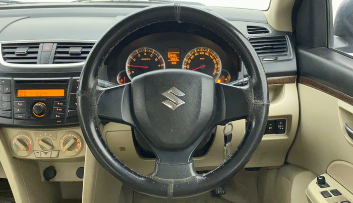 2013 Maruti Swift Dzire VXI, Petrol, Manual, 48,669 km, Steering Wheel Close Up