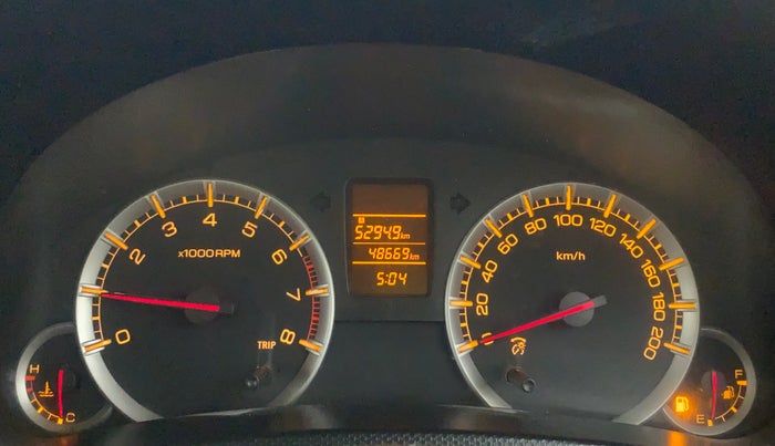 2013 Maruti Swift Dzire VXI, Petrol, Manual, 48,669 km, Odometer Image