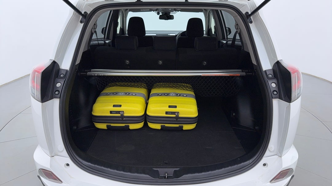 Boot Inside View with Luggage
