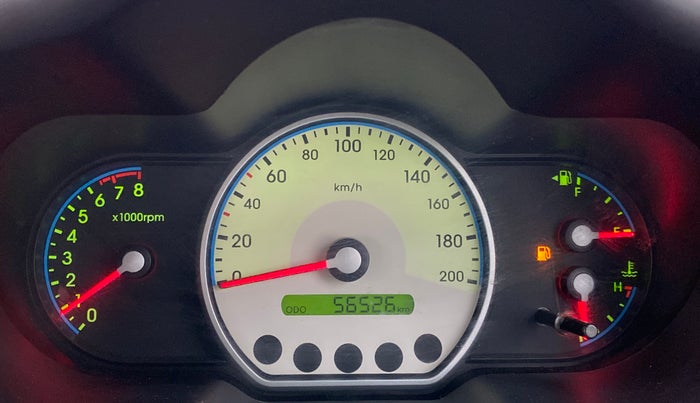 2010 Hyundai i10 MAGNA 1.2, Petrol, Manual, 56,564 km, Odometer Image