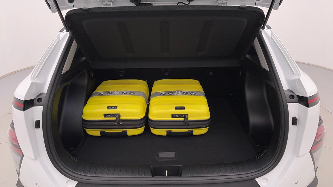 Boot Inside View with Luggage