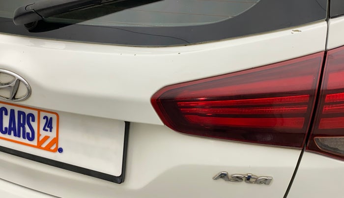 2018 Hyundai Elite i20 ASTA 1.2 (O), Petrol, Manual, 48,575 km, Dicky (Boot door) - Paint has minor damage