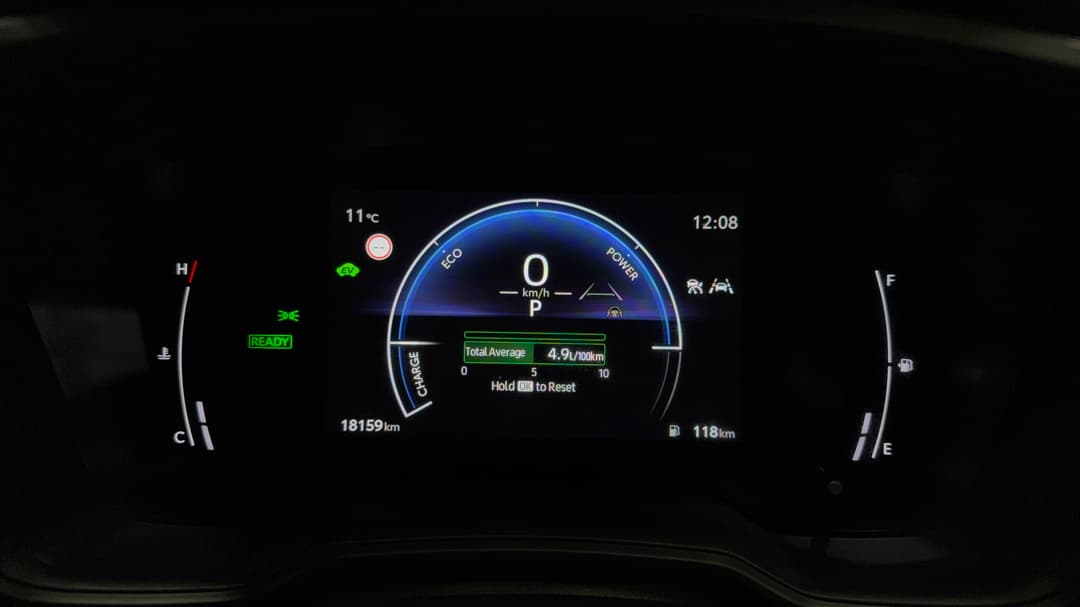 2024 Toyota Corolla Ascent Sport + Conv Pk Hybrid, Automatic, 18159 km, Odometer View