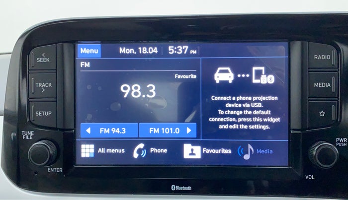 2020 Hyundai GRAND I10 NIOS SPORTZ PETROL, Petrol, Manual, 7,326 km, Infotainment System