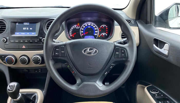 2017 Hyundai Grand i10 SPORTZ 1.2 KAPPA VTVT, Petrol, Manual, 34,113 km, Steering Wheel Close Up