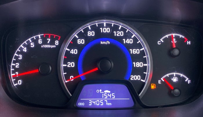 2017 Hyundai Grand i10 SPORTZ 1.2 KAPPA VTVT, Petrol, Manual, 34,113 km, Odometer Image