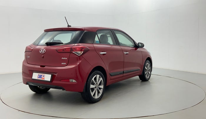 2016 Hyundai Elite i20 ASTA 1.2 (O), Petrol, Manual, 38,230 km, Right Back Diagonal (45- Degree) View